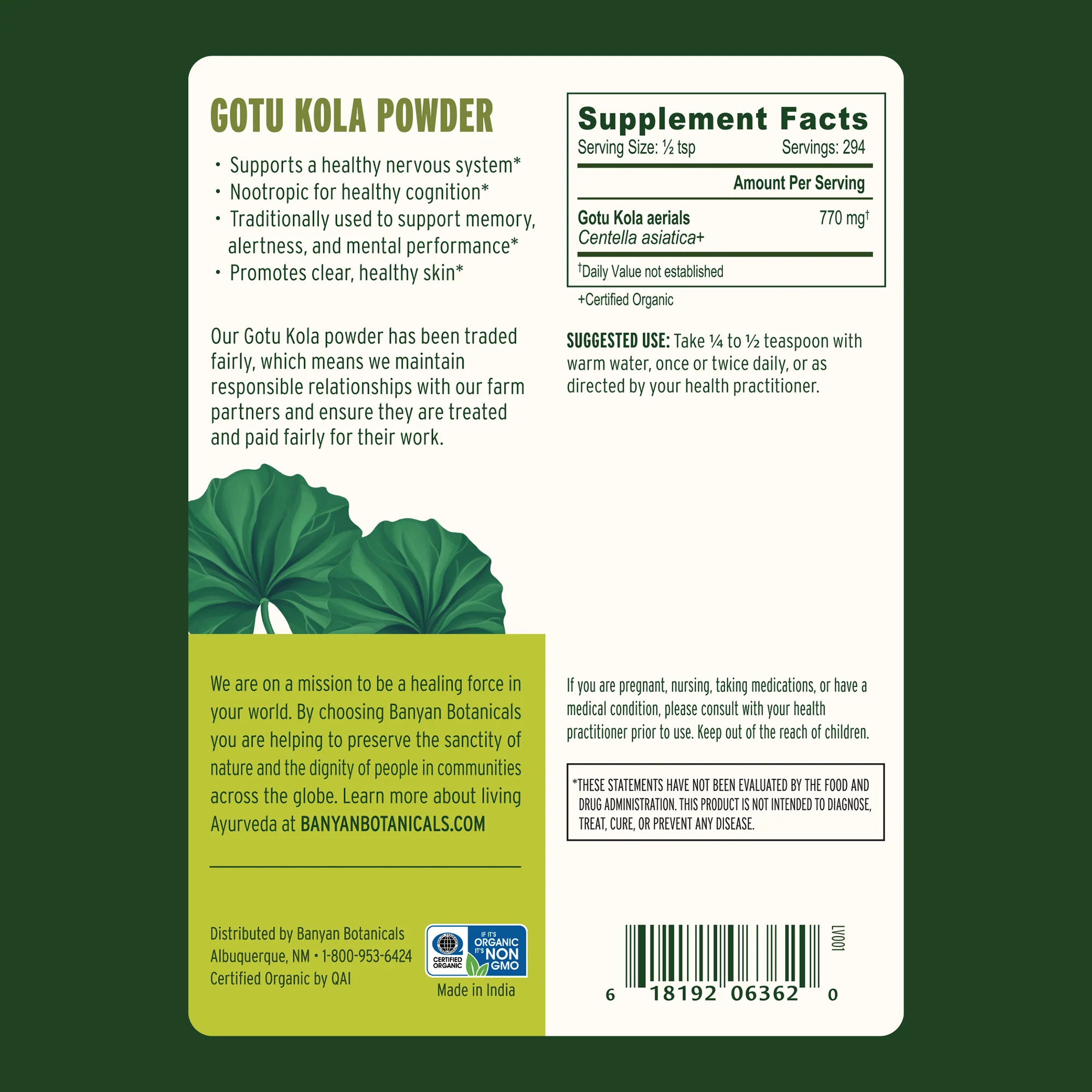 Gotu Kola (Brahmi) powder - Image 11